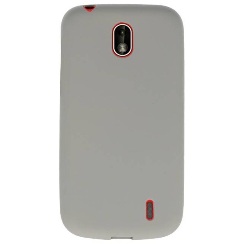 Custodia in TPU a colori per Nokia 1 grigio