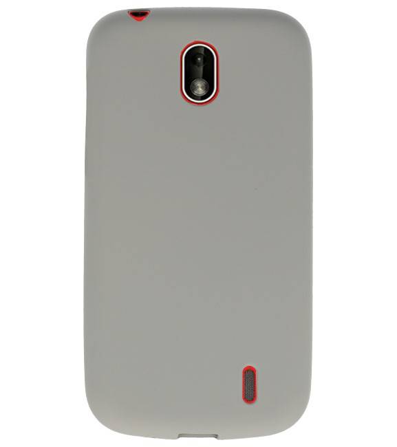 Farb-TPU-Hülle für Nokia 1 Grey