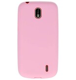 Color TPU Hoesje voor Nokia 1 Roze