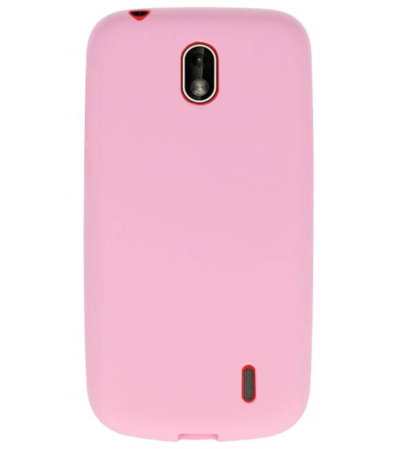 Color TPU Hoesje voor Nokia 1 Roze