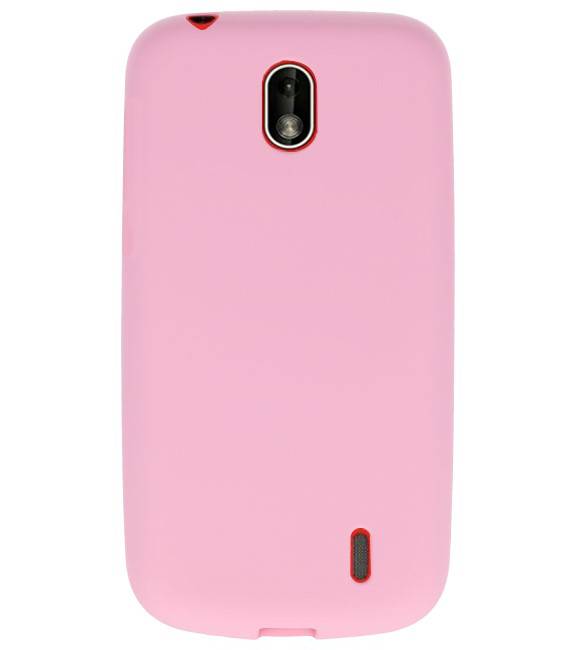 Farb-TPU-Hülle für Nokia 1 Pink