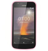 Coque TPU Couleur pour Nokia 1 Rose