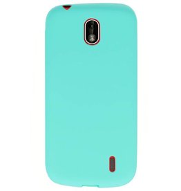 Custodia in TPU a colori per Nokia 1 Turquoise