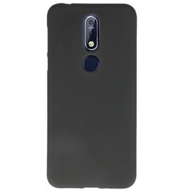 Coque TPU Couleur pour Nokia 7.1 Noir