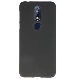 Farb-TPU-Hülle für Nokia 7.1 Black