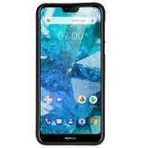 Coque TPU Couleur pour Nokia 7.1 Noir