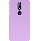 Farve TPU Taske til Nokia 7.1 Lilla