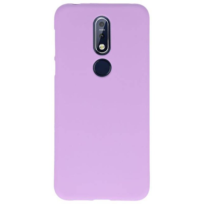 Funda TPU Color para Nokia 7.1 Púrpura