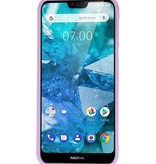 Color TPU Case for Nokia 7.1 Purple