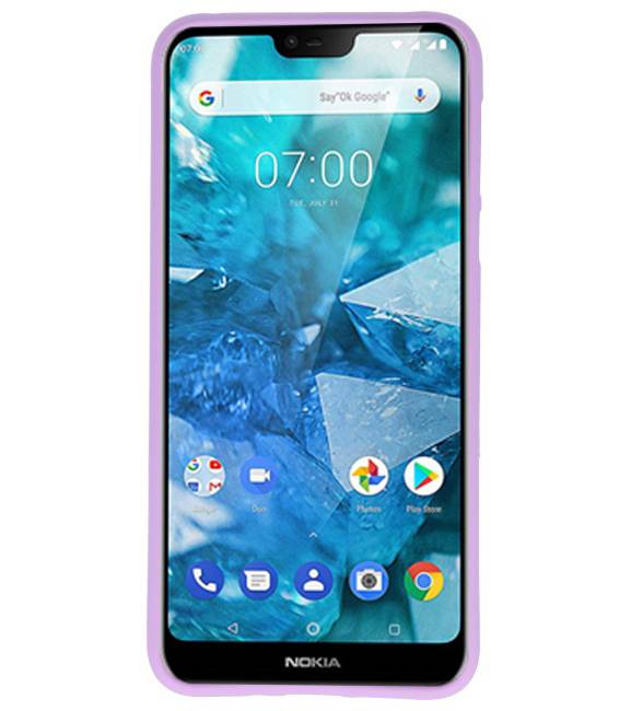 Coque en TPU Color pour Nokia 7.1 Violet