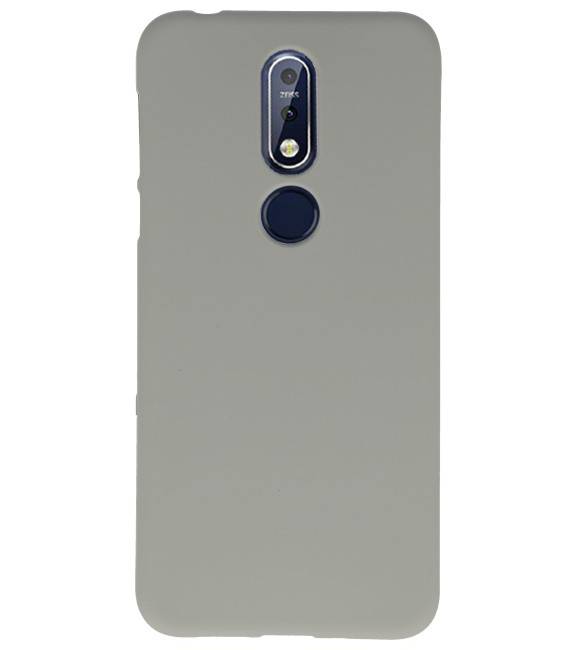 Farve TPU Taske til Nokia 7.1 Grå