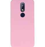 Coque TPU Couleur pour Nokia 7.1 Rose