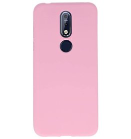 Custodia in TPU a colori per Nokia 7.1 Pink