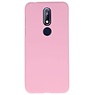 Farb-TPU-Hülle für Nokia 7.1 Pink
