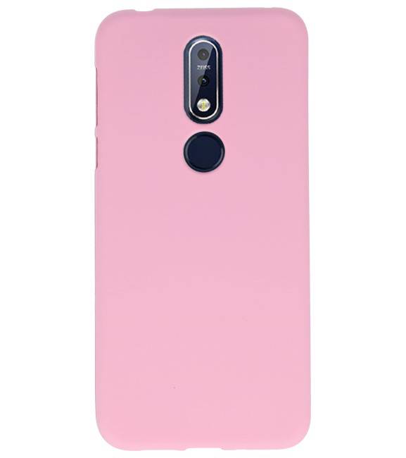 Color TPU Case for Nokia 7.1 Pink