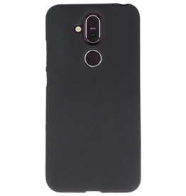 Color TPU Hoesje voor Nokia 8.1 Zwart