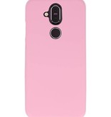 Color TPU Hoesje voor Nokia 8.1 Roze