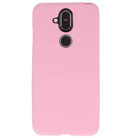 Custodia in TPU a colori per Nokia 8.1 Pink