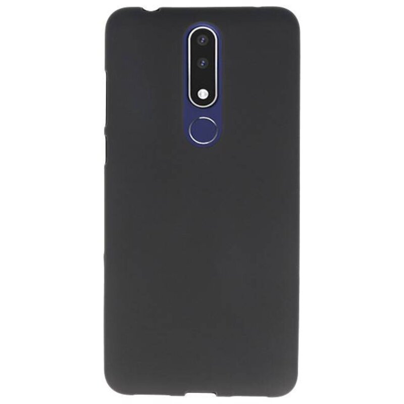 Color TPU Hoesje voor Nokia 3.1 Plus Zwart