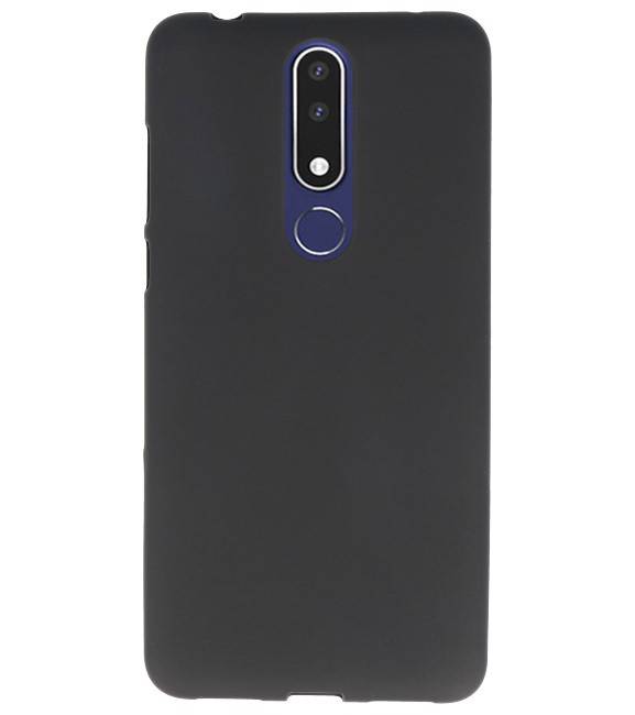 Color TPU Hoesje voor Nokia 3.1 Plus Zwart