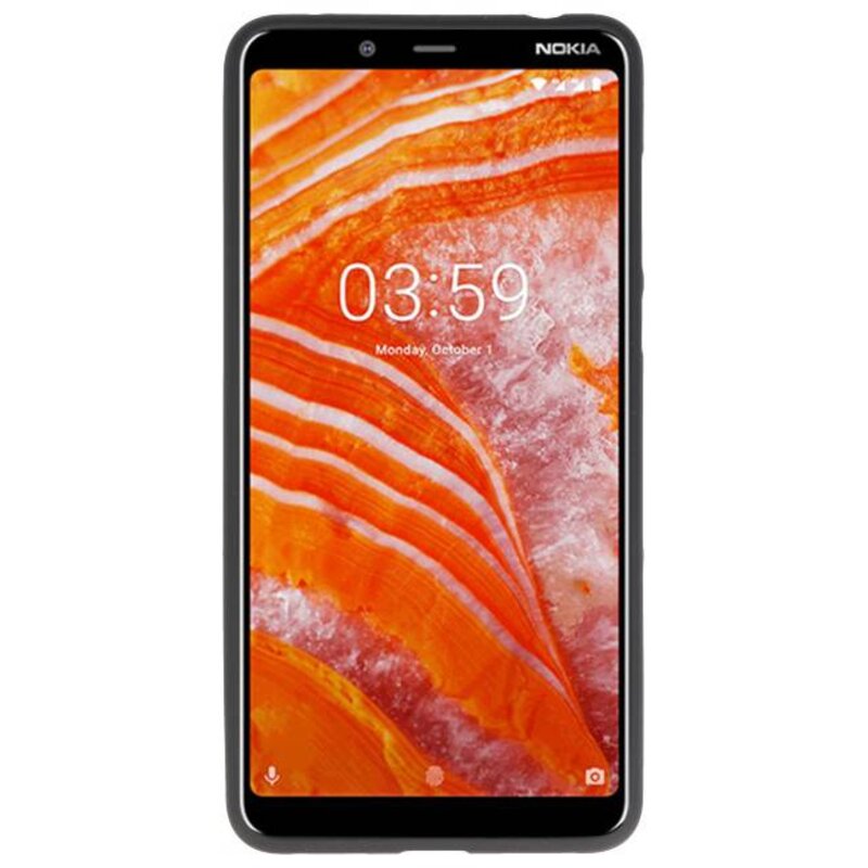 Custodia in TPU a colori per Nokia 3.1 Plus Black