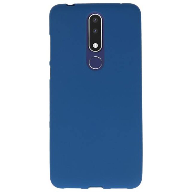 Farve TPU Taske til Nokia 3.1 Plus Navy