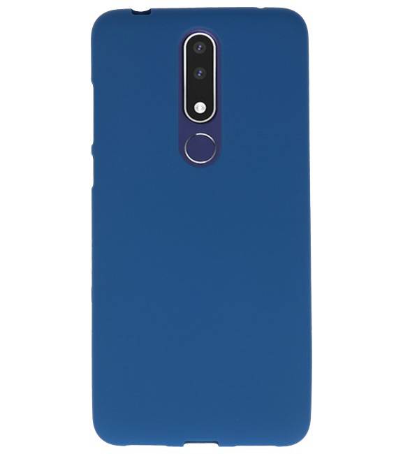 Color TPU Hoesje voor Nokia 3.1 Plus Navy