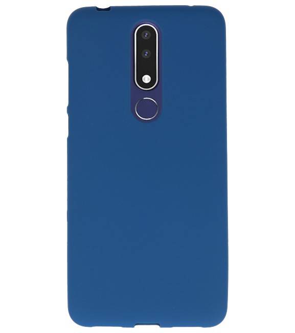 Farb-TPU-Hülle für Nokia 3.1 Plus Navy