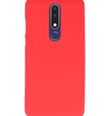Color TPU Hoesje voor Nokia 3.1 Plus Rood