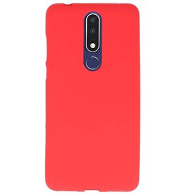 Color TPU Hoesje voor Nokia 3.1 Plus Rood