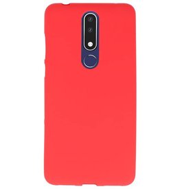 Coque TPU Couleur pour Nokia 3.1 Plus Rouge