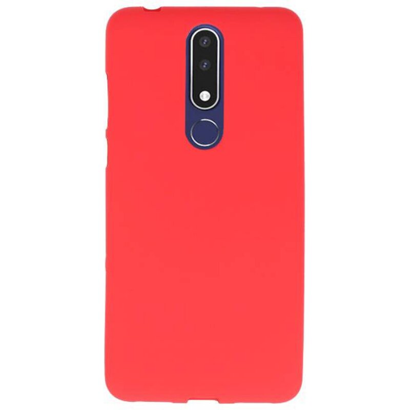 Custodia in TPU a colori per Nokia 3.1 Plus Red