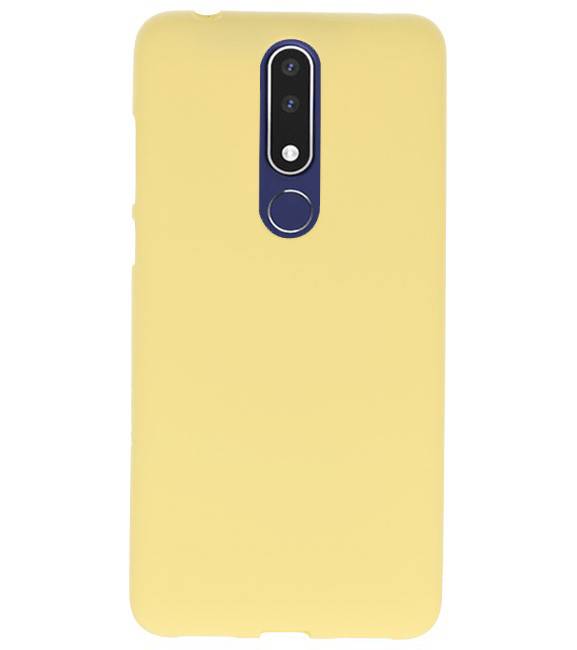 Color TPU Hoesje voor Nokia 3.1 Plus Geel