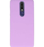 Color TPU Hoesje voor Nokia 3.1 Plus Paars