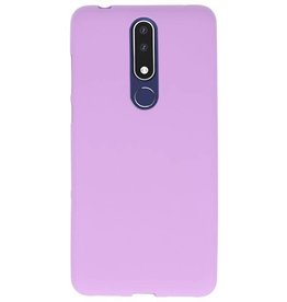 Custodia in TPU a colori per Nokia 3.1 Plus Purple