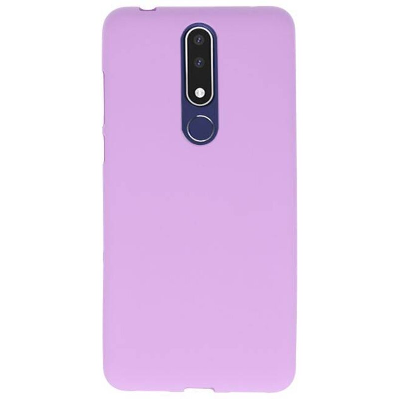 Coque TPU Couleur pour Nokia 3.1 Plus Violet