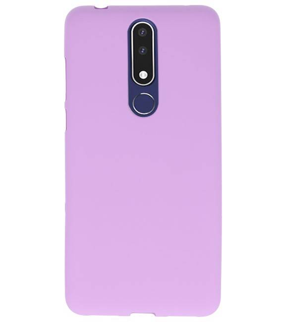 Color TPU Hoesje voor Nokia 3.1 Plus Paars