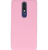 Farve TPU Taske til Nokia 3.1 Plus Pink