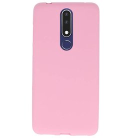 Custodia in TPU a colori per Nokia 3.1 Plus Pink