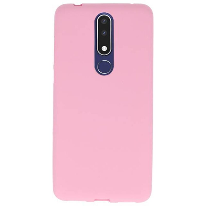 Custodia in TPU a colori per Nokia 3.1 Plus Pink