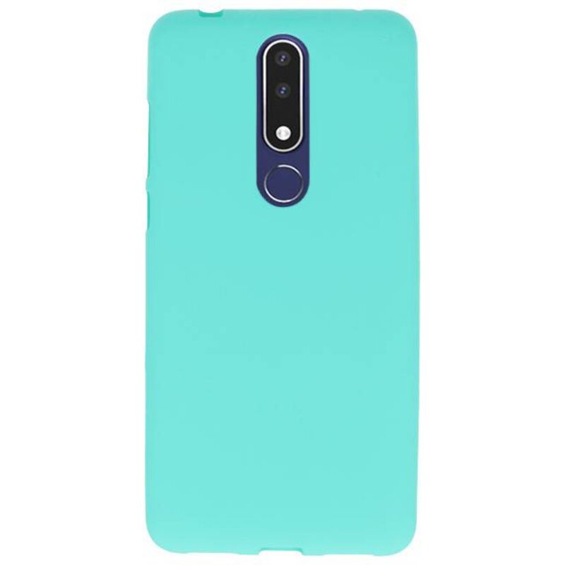 Farve TPU Taske til Nokia 3.1 Plus Turkis