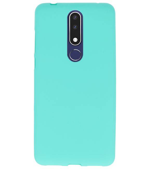 Coque TPU couleur pour Nokia 3.1 Plus Turquoise