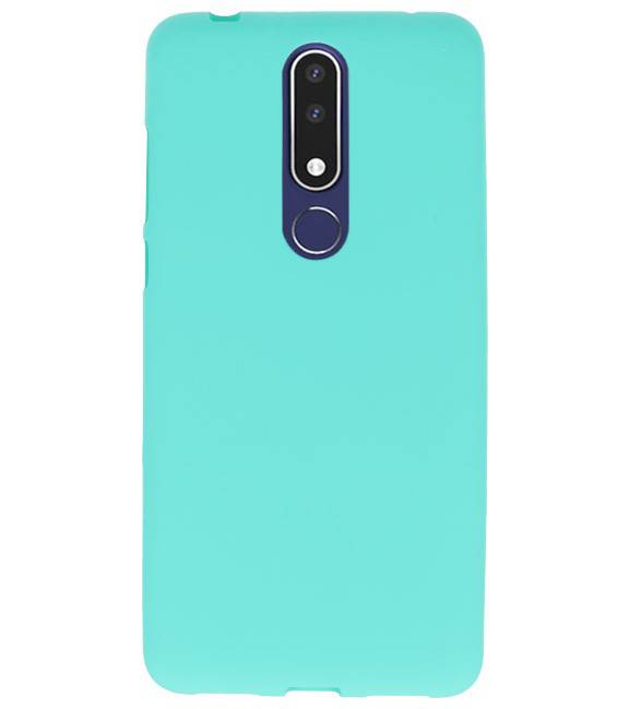 Farb-TPU-Hülle für Nokia 3.1 Plus Turquoise