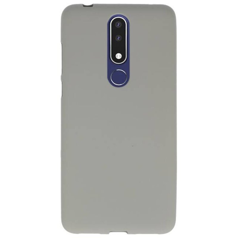 Custodia in TPU a colori per Nokia 3.1 Plus Grey