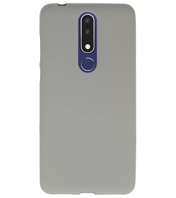 Color TPU Hoesje voor Nokia 3.1 Plus Grijs