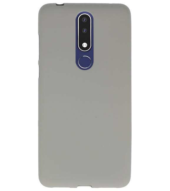 Farve TPU Taske til Nokia 3.1 Plus Grå