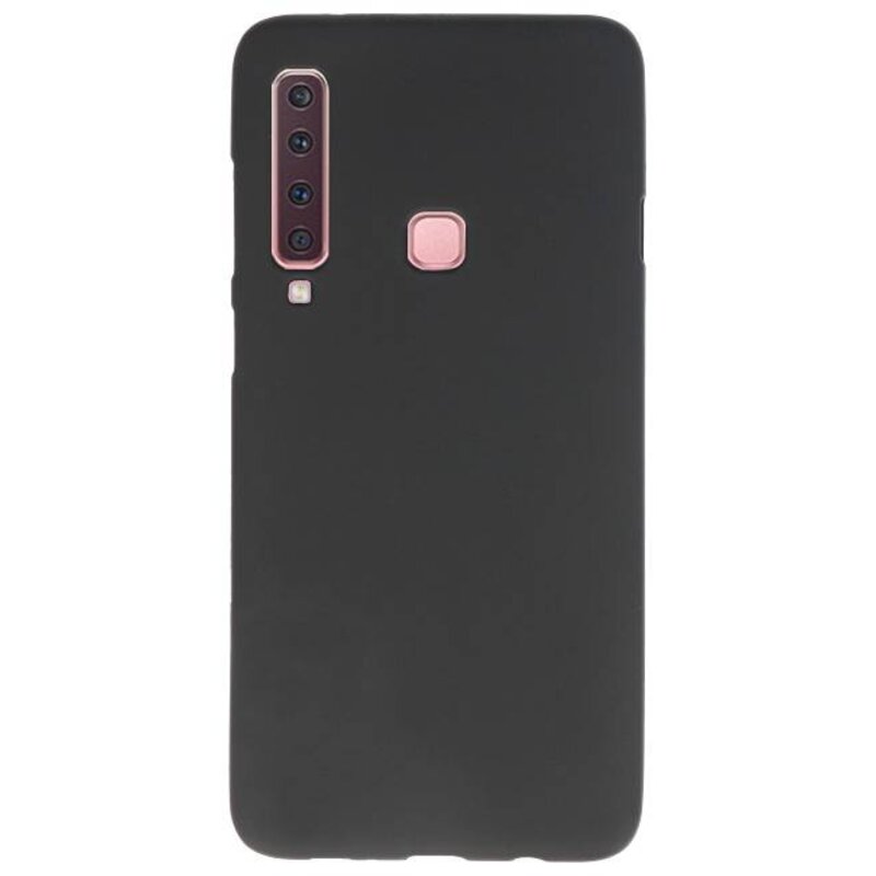 Custodia in TPU a colori per Samsung Galaxy A9 2018 Nero