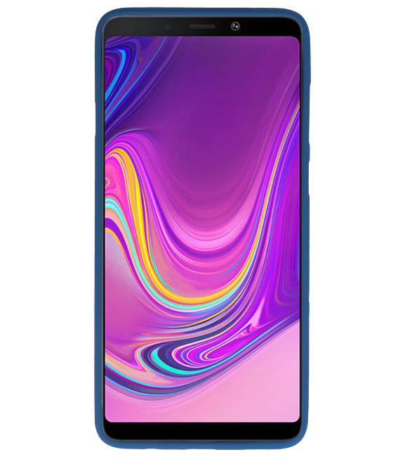 Coque TPU Couleur pour Samsung Galaxy A9 2018 Marine