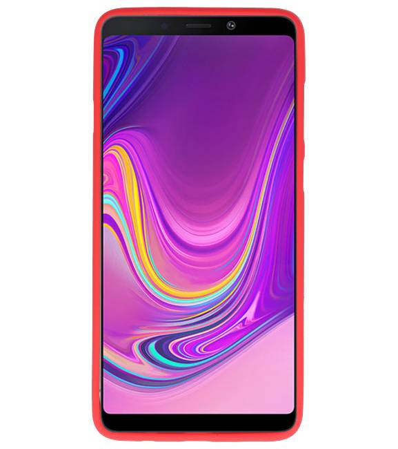 Color TPU Hoesje voor Samsung Galaxy A9 2018 Rood