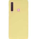 Color TPU Hoesje voor Samsung Galaxy A9 2018 Geel